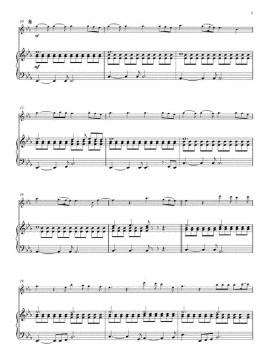 <br>Sheet music extract