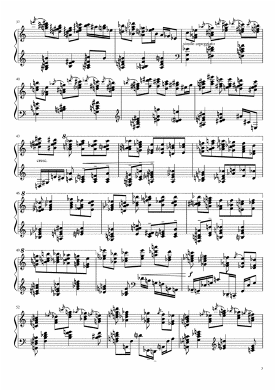 №2 - Sunflowers Piano Solo scores gallery preview page 3