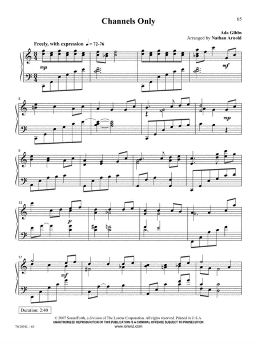The Church Pianist's Library, Vol. 22 Piano Solo scores gallery preview page 23