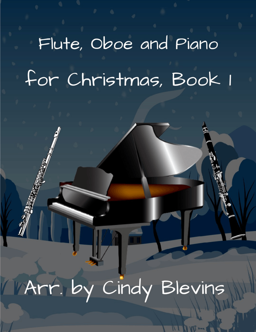 Flute, Oboe and Piano for Christmas, Book 1 (12 arrangements) Woodwind Duet scores gallery preview page 1