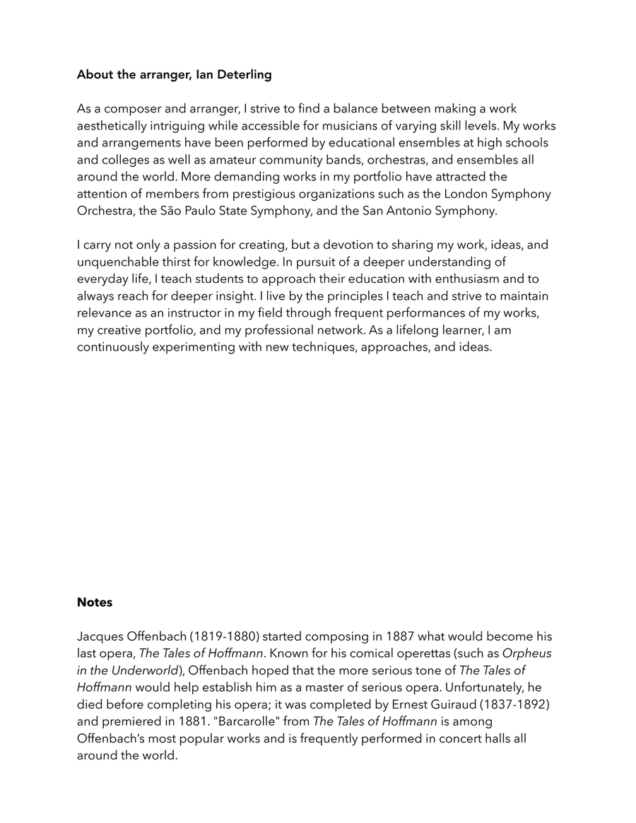 Barcarolle (for String Quartet) String Quartet scores gallery preview page 4