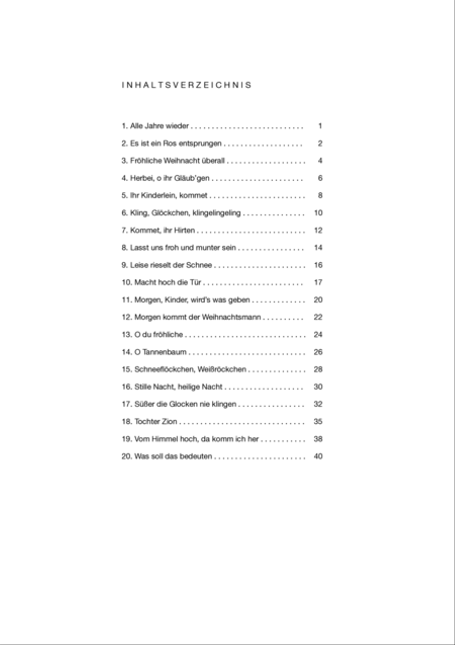 Die schönsten deutschen Weihnachtslieder – Klaviernoten zum Spielen und Mitsingen Voice scores gallery preview page 3