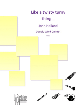 Book cover for Like A Twisty, Turny Thing...