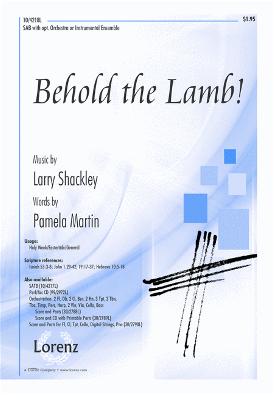 Behold the Lamb! 3-Part scores gallery preview page 2