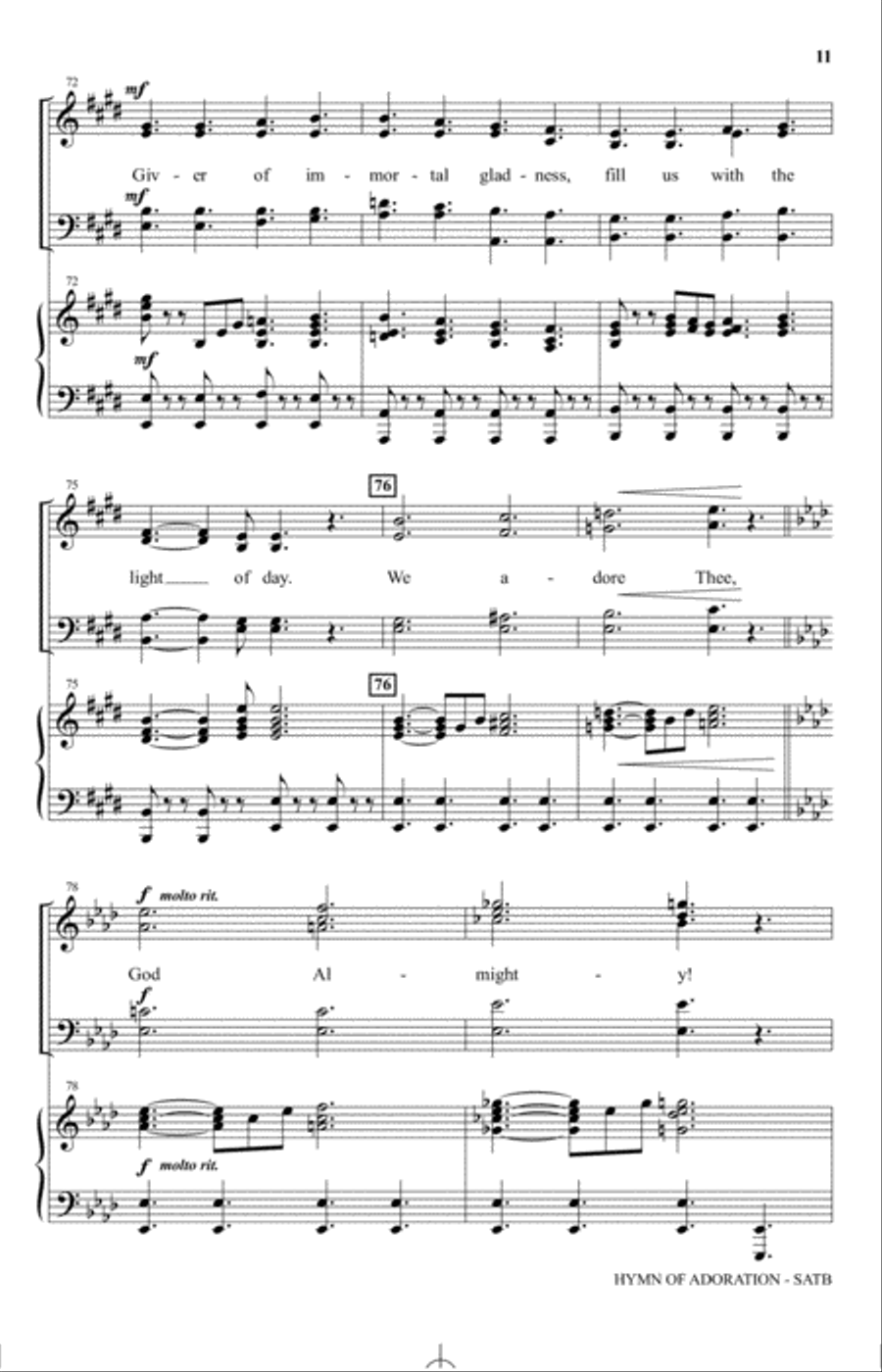 Hymn Of Adoration (incorporating 
