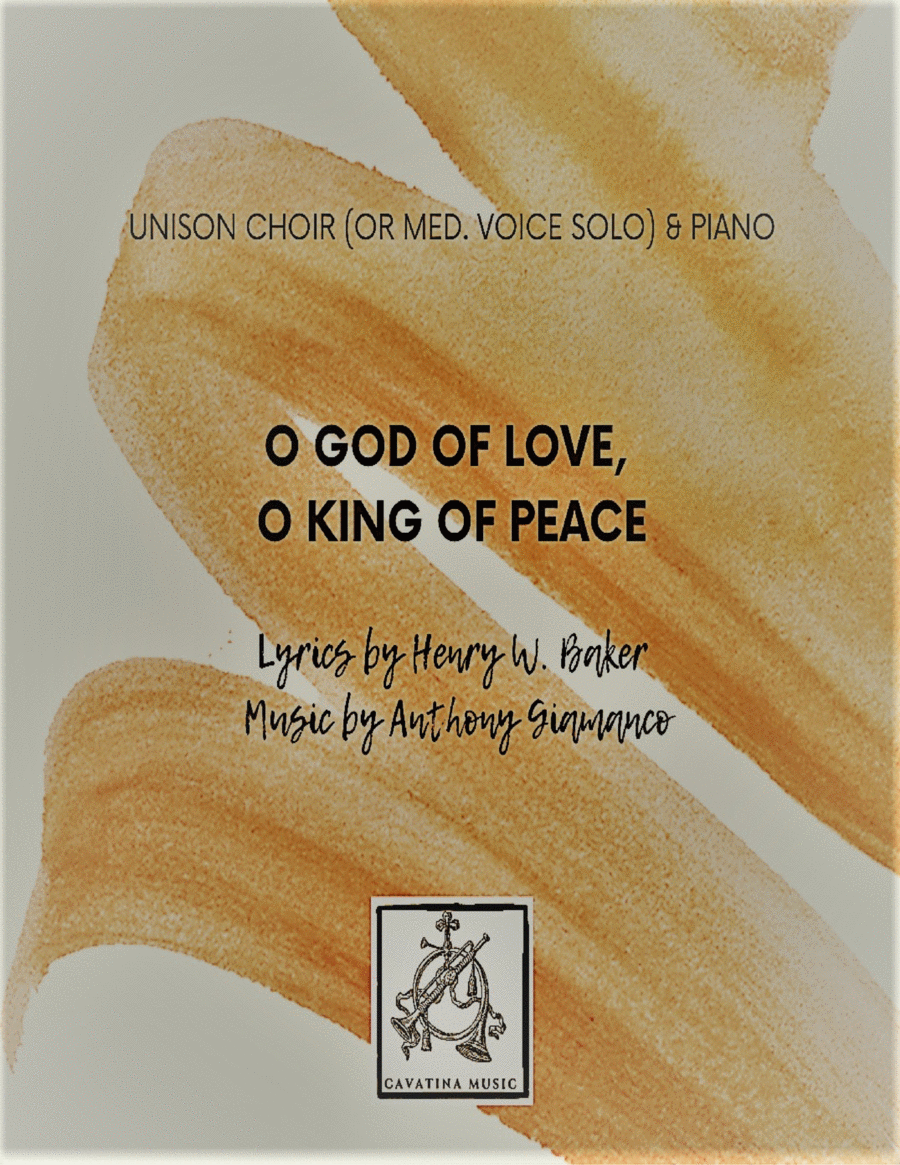 O GOD OF LOVE, O KING OF PEACE (unison voices and piano) image number null