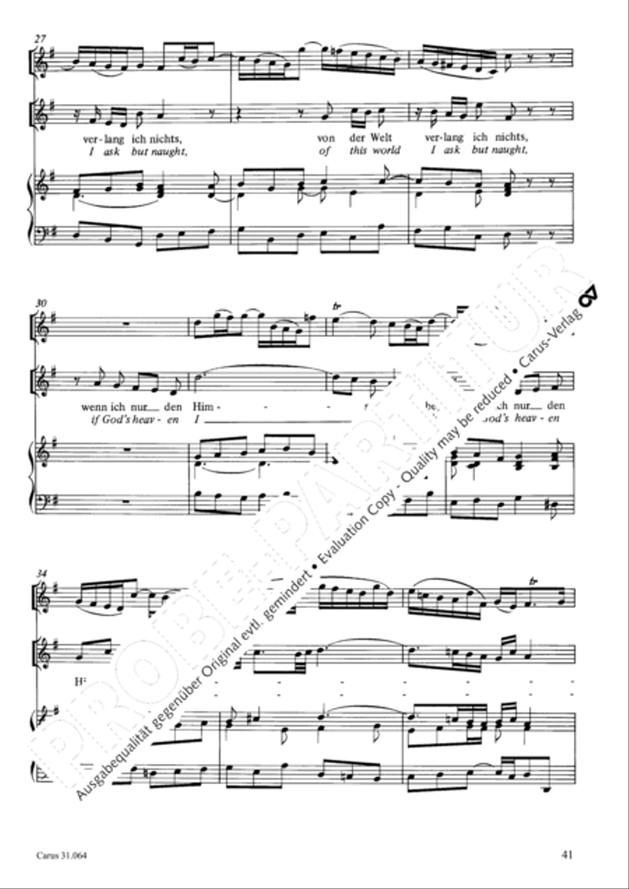 See now, what kind of love (Sehet, welch eine Liebe hat uns der Vater erzeiget) 4-Part scores gallery preview page 42
