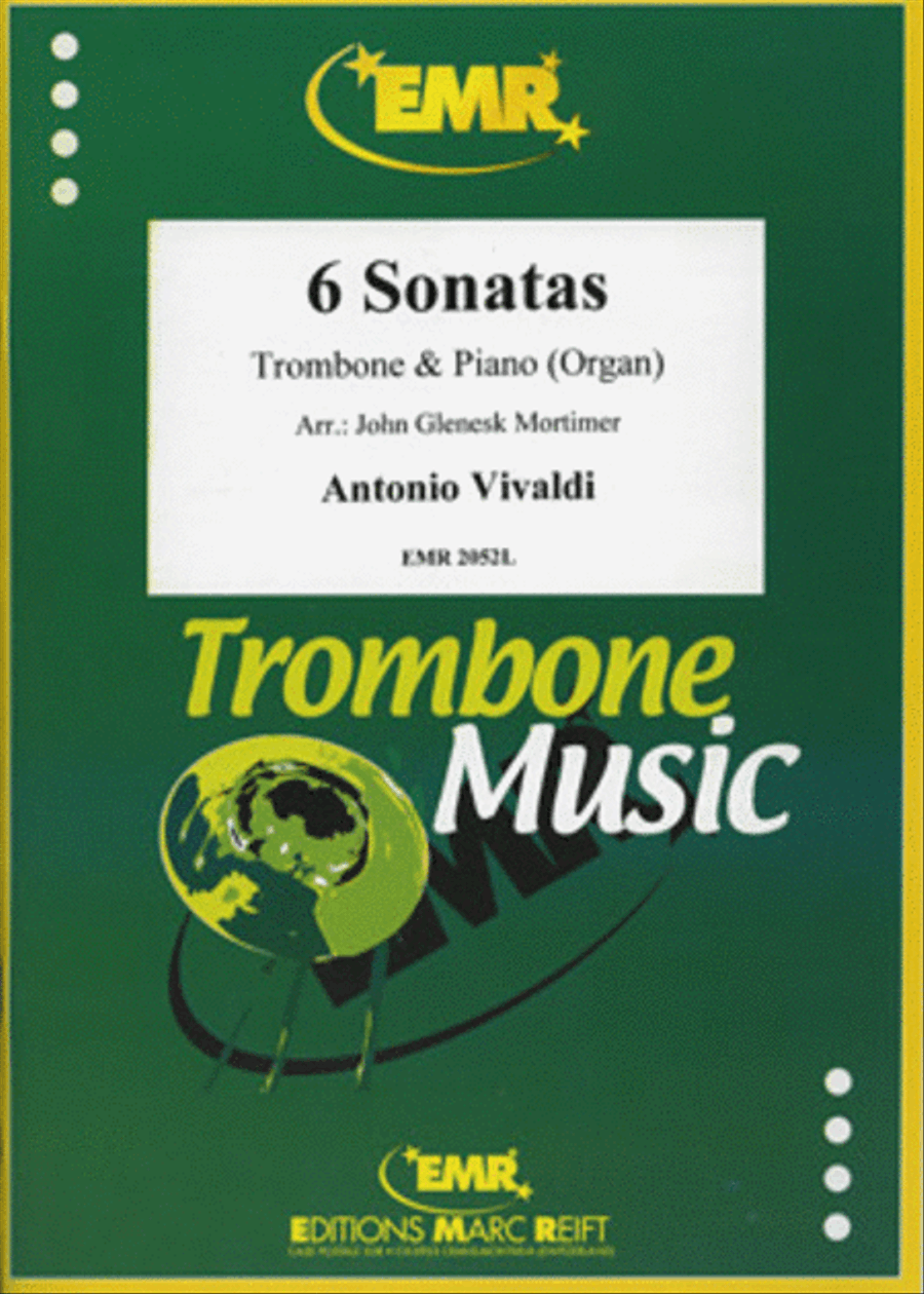 6 Sonatas by Antonio Vivaldi Organ - Sheet Music