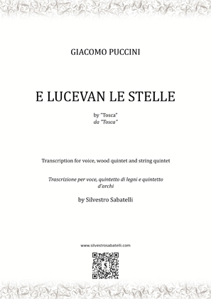 Book cover for E lucevan le stelle - Tosca