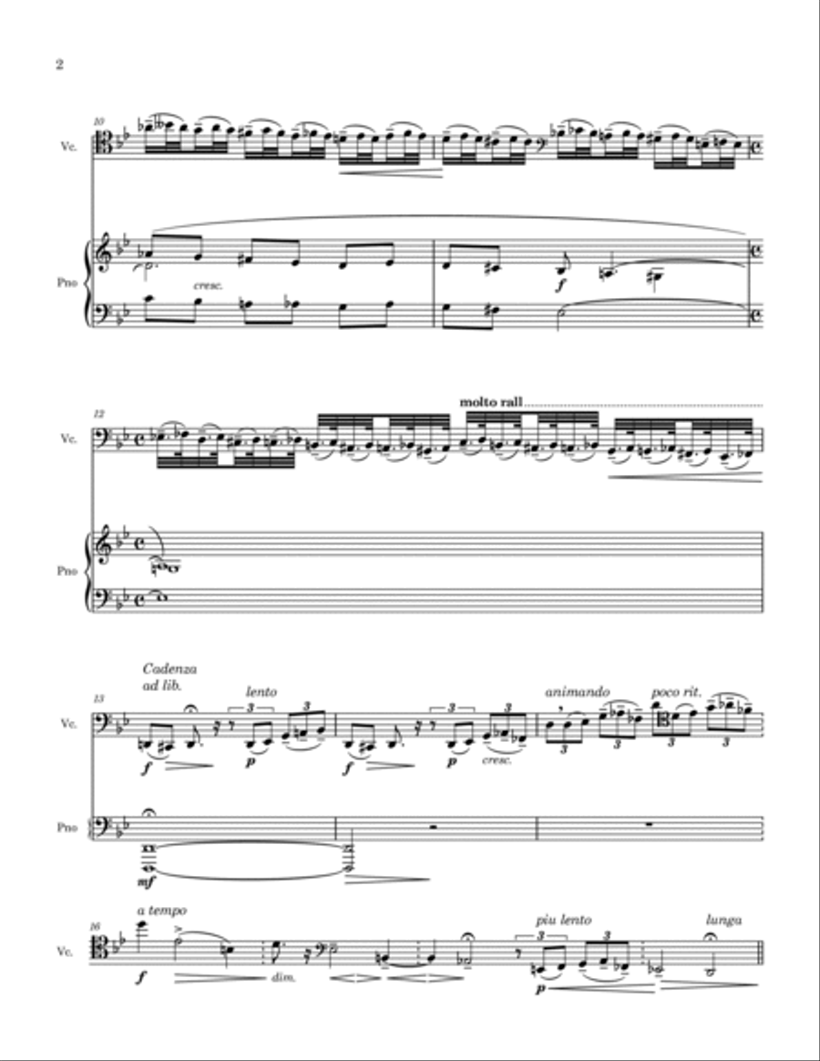 Schelomo Clarinet scores gallery preview page 2