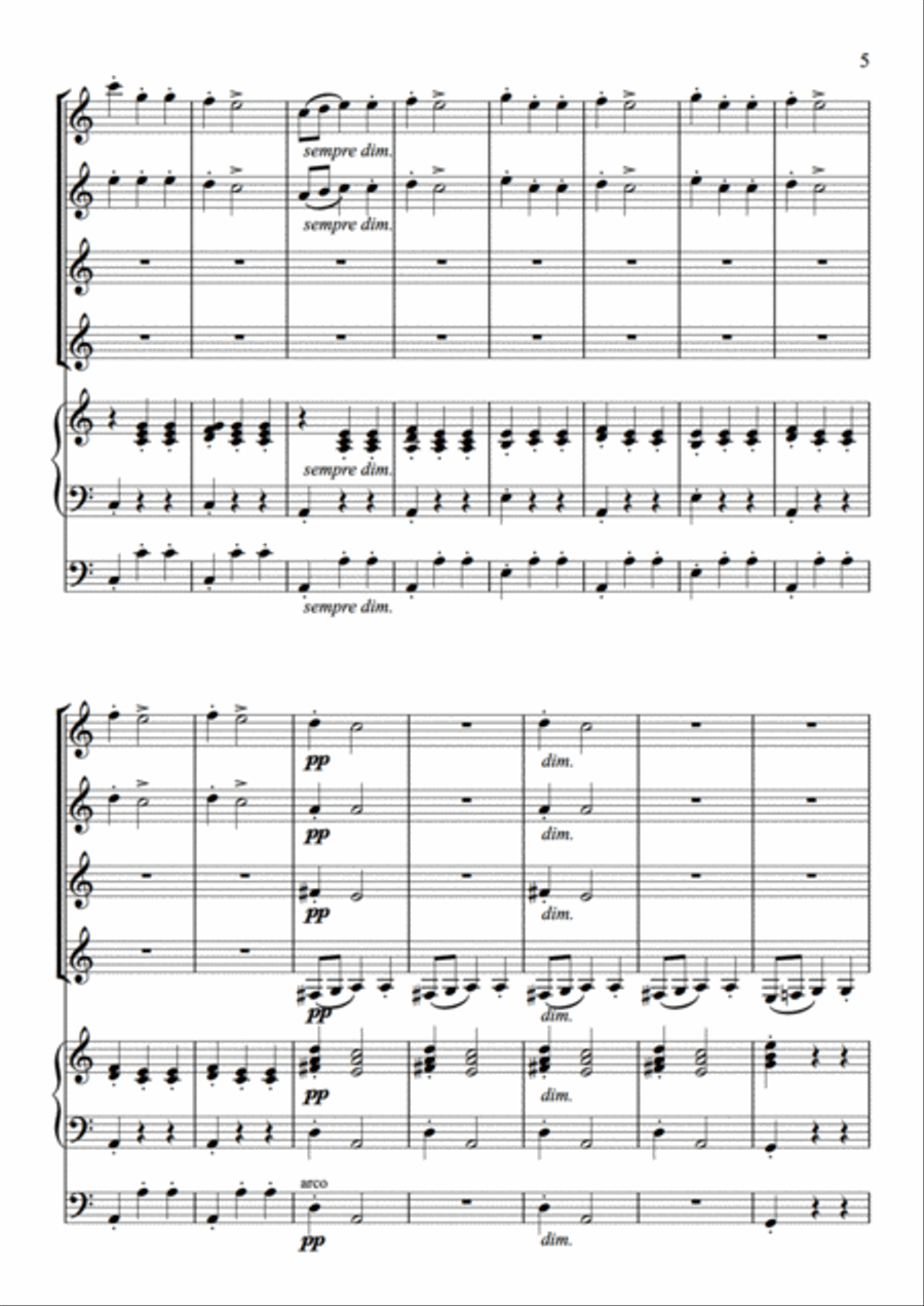 Slavonic Dance No. 1 Set of Parts scores gallery preview page 7