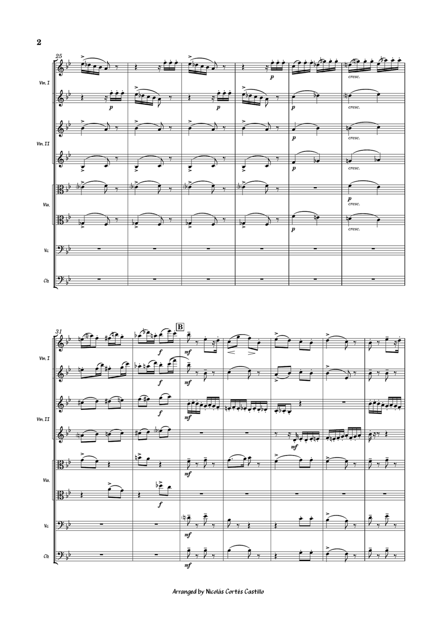 Tchaikovsky - Nutcracker Suite Op. 71a for String Orchestra String Orchestra scores gallery preview page 4