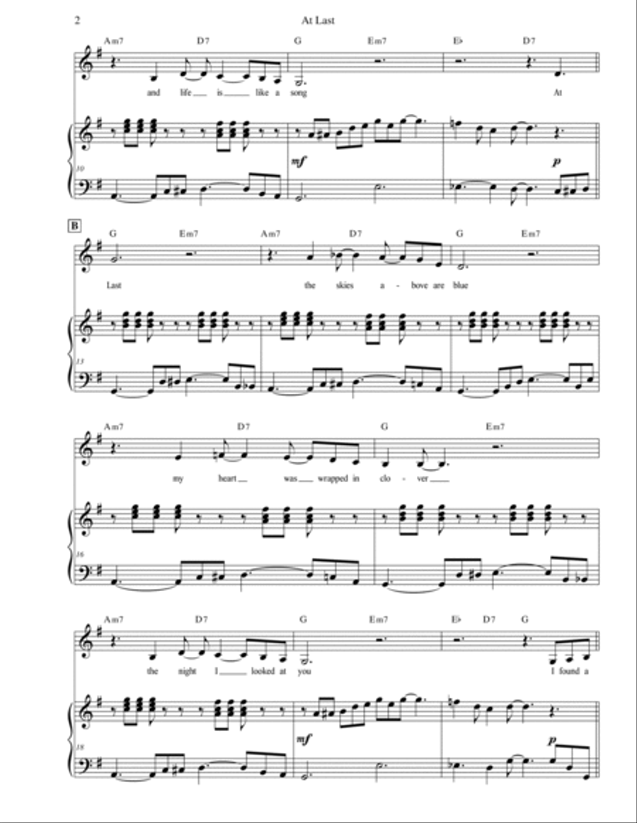 At Last B-Flat Clarinet scores gallery preview page 3