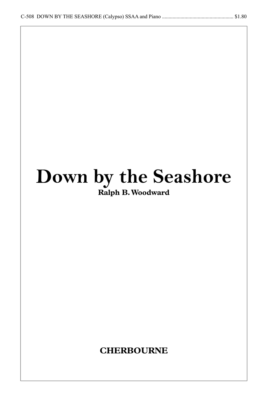 Down By the Seashore SSA scores gallery preview page 1