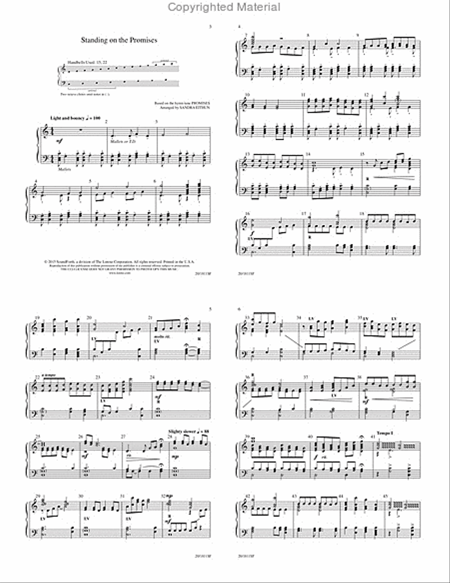 Standing on the Promises 3-Octaves scores gallery preview page 2