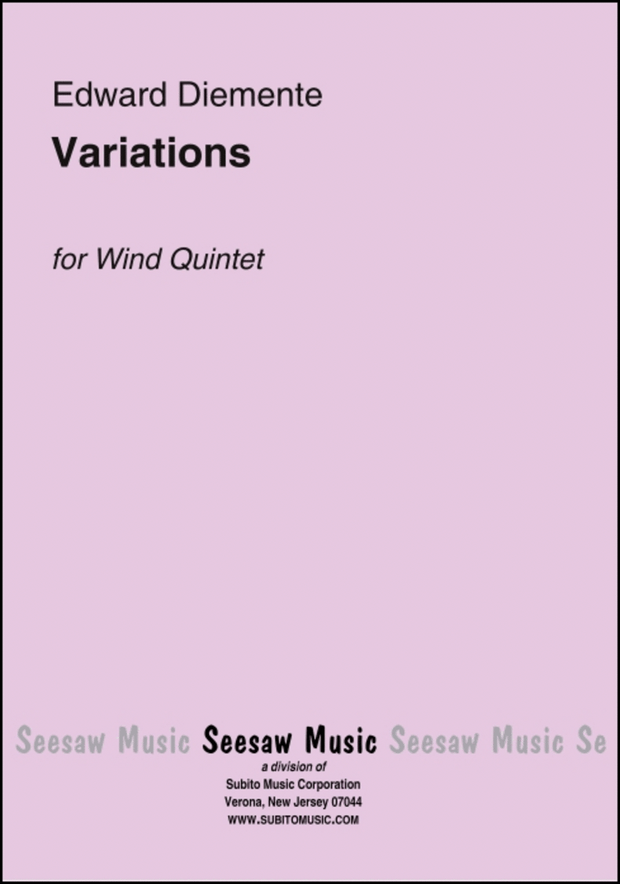 Variations Variations Set of Parts scores gallery preview page 1