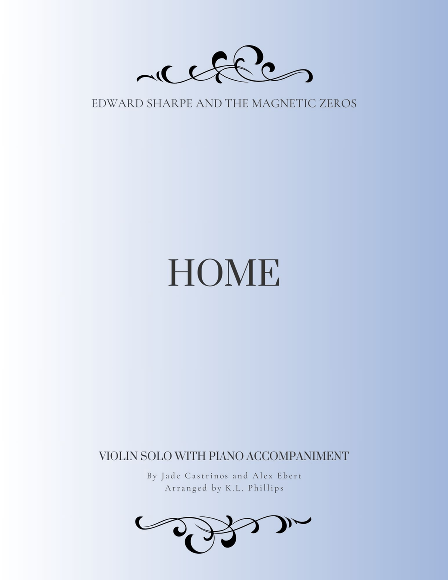 Home Home Violin Solo scores gallery preview page 1