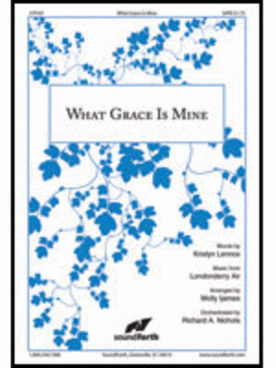 What Grace Is Mine 4-Part scores gallery preview page 1