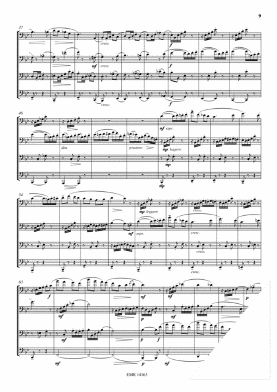 Songs Without Words Songs Without Words Trombone Quartet scores gallery preview page 7
