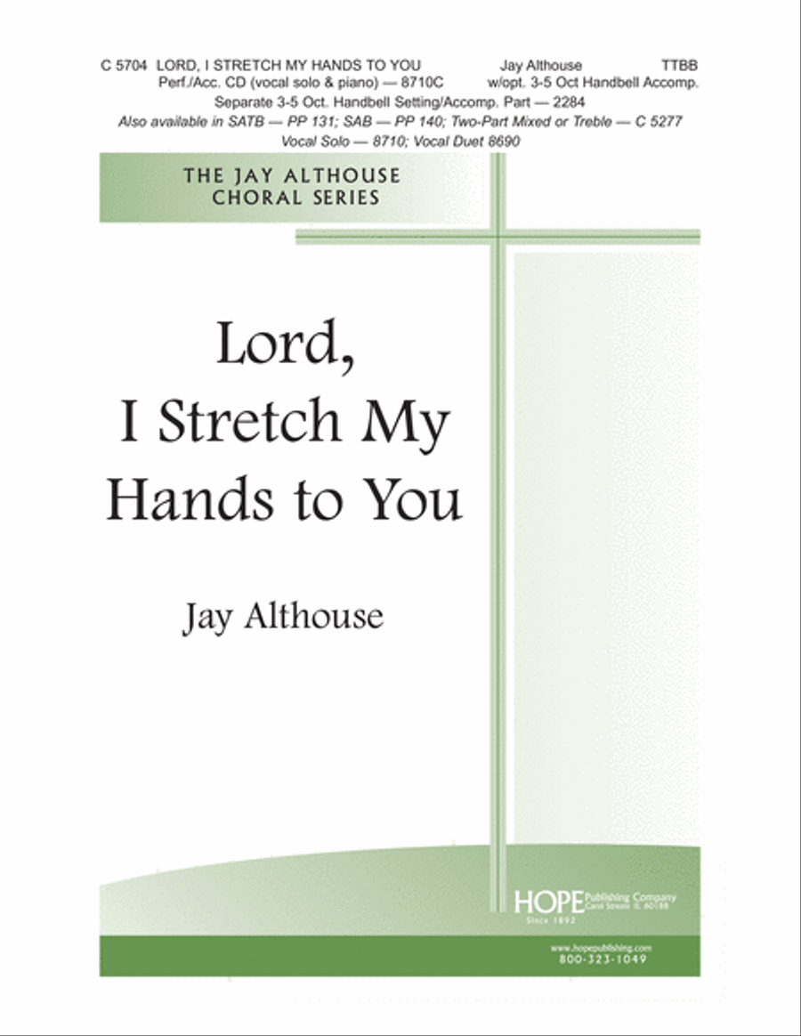 Lord, I Stretch My Hands to You TTBB scores gallery preview page 1