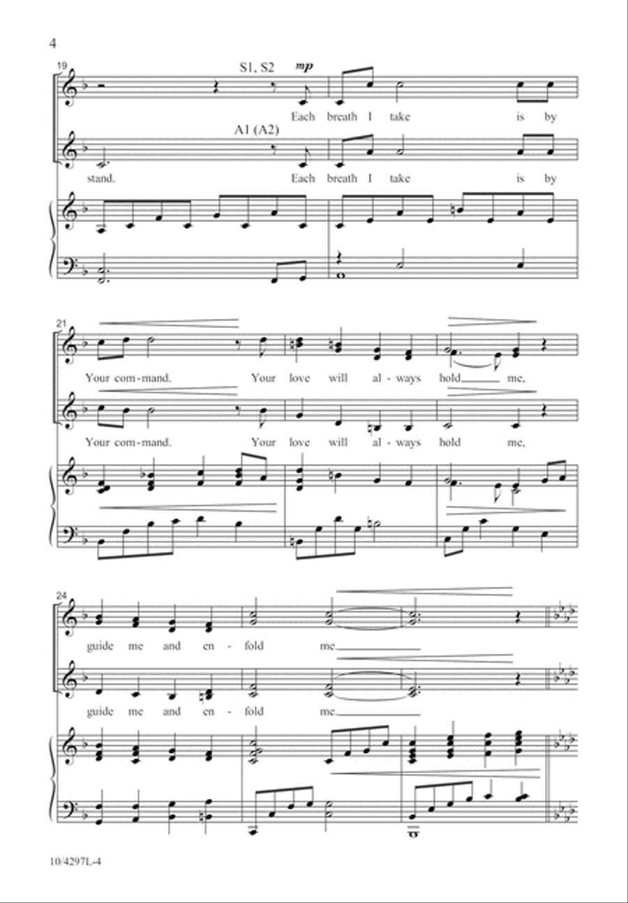 Praise Your Holy Name SSAA scores gallery preview page 4