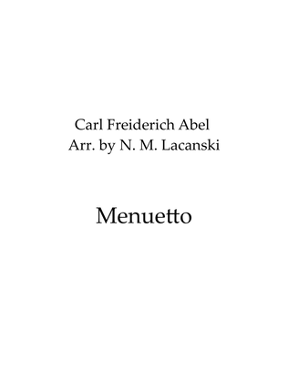Book cover for Menuetto
