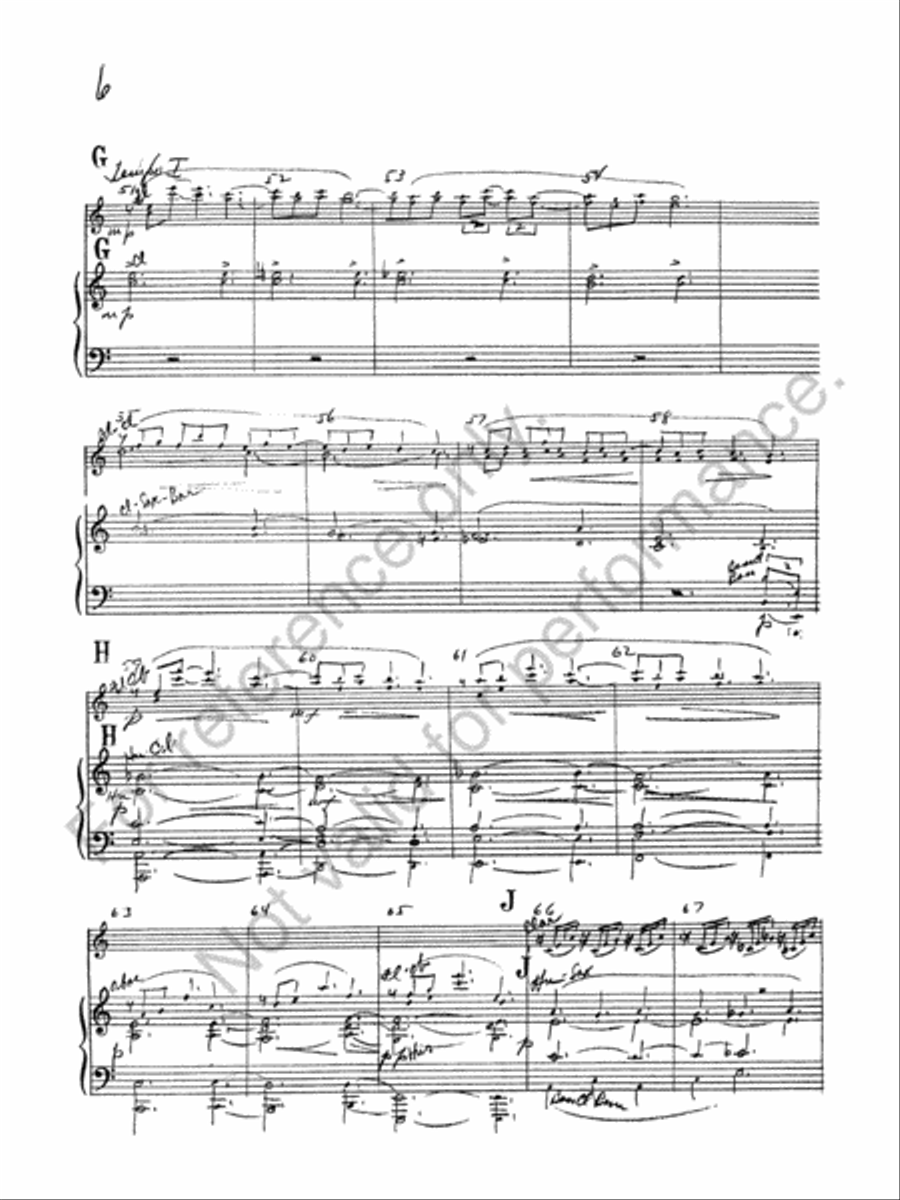 Claire de Lune Claire de Lune Concert Band scores gallery preview page 7
