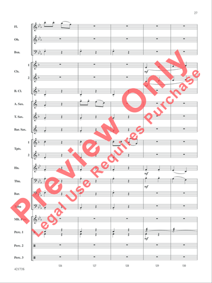 Jingle Band! Concert Band scores gallery preview page 21