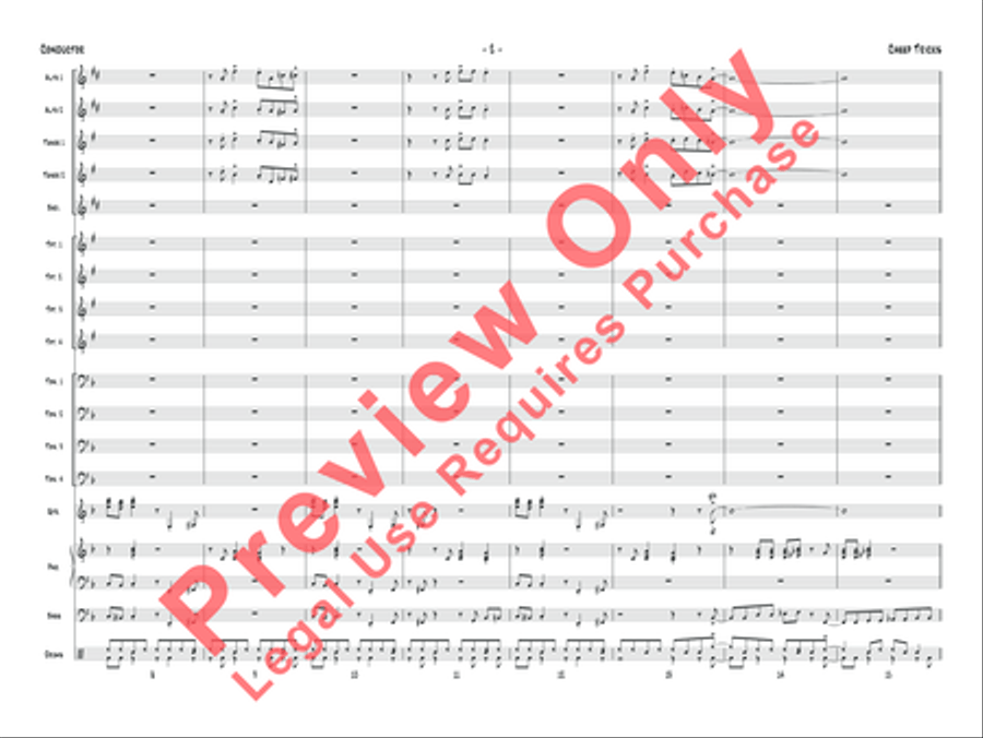 Cheep Tricks Cheep Tricks Jazz Ensemble scores gallery preview page 19