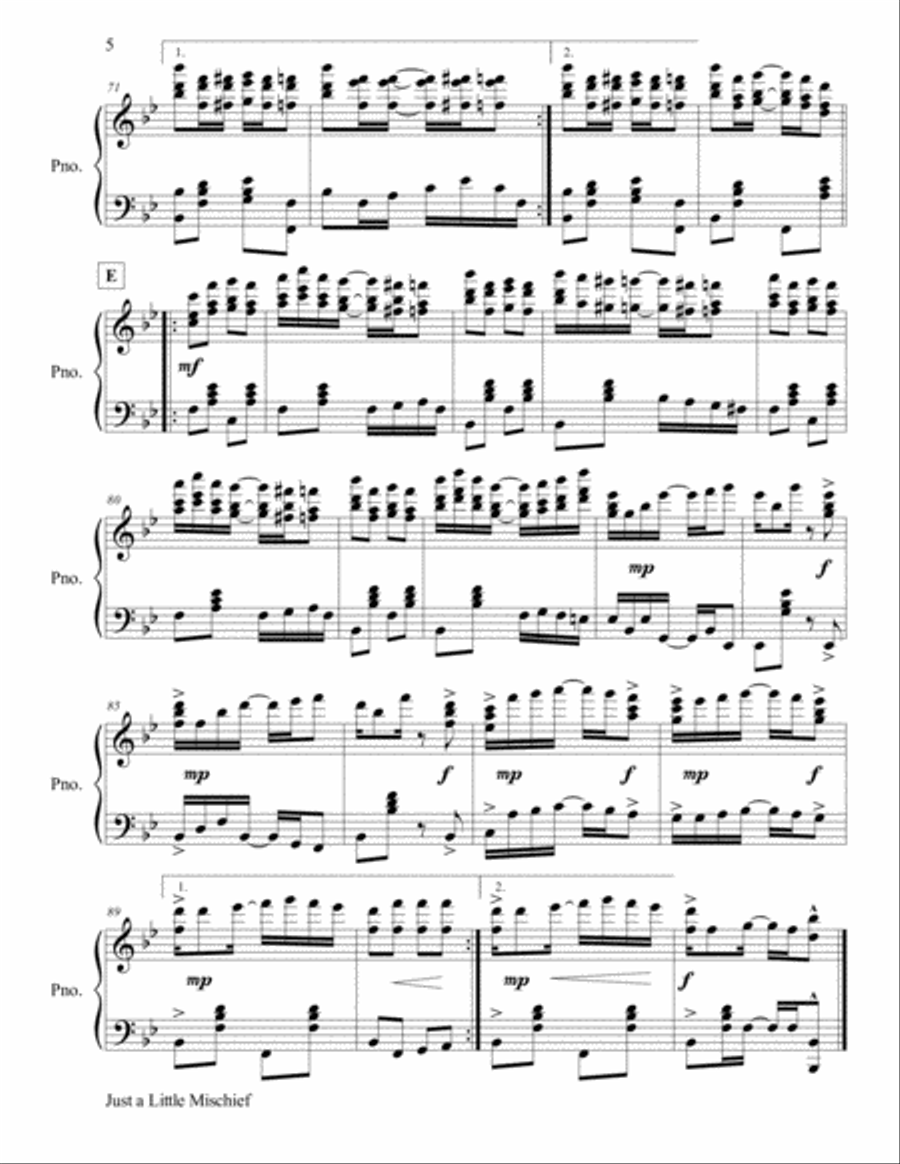 Tickling the Ivories: A Ragtime Piano Collection Piano Solo scores gallery preview page 6