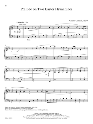 Prelude on Two Easter Hymntunes (Downloadable)