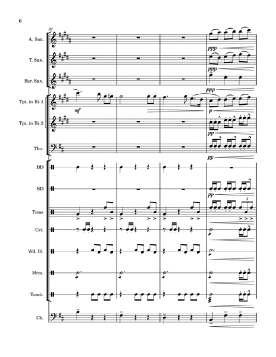 Mark Mark Jazz Ensemble scores gallery preview page 6