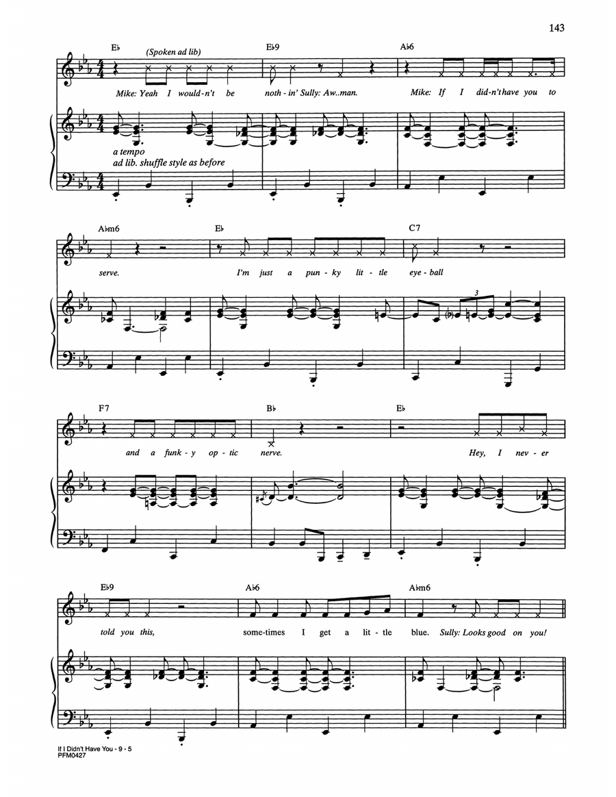 If I Didn't Have You (from Monsters, Inc.) Voice scores gallery preview page 5