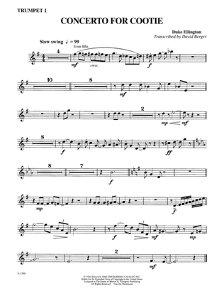 Concerto for Cootie: 1st B-flat Trumpet