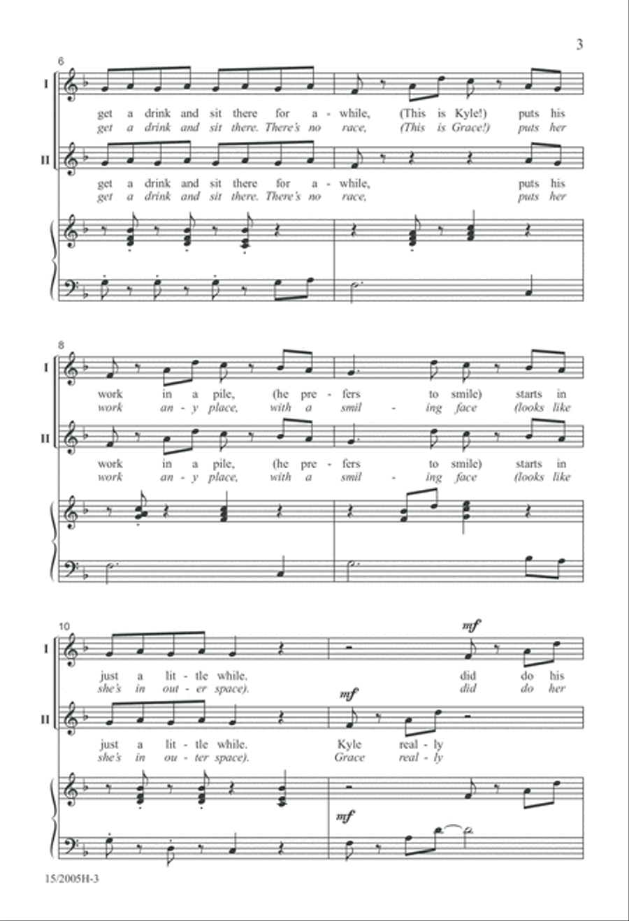 But the Dog REALLY DID Eat My Homework! 2-Part scores gallery preview page 4