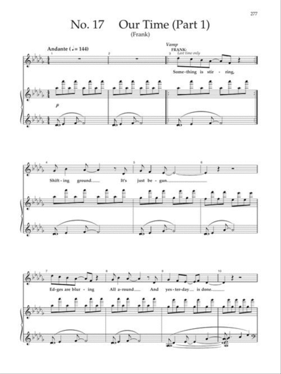 Merrily We Roll Along Voice scores gallery preview page 9