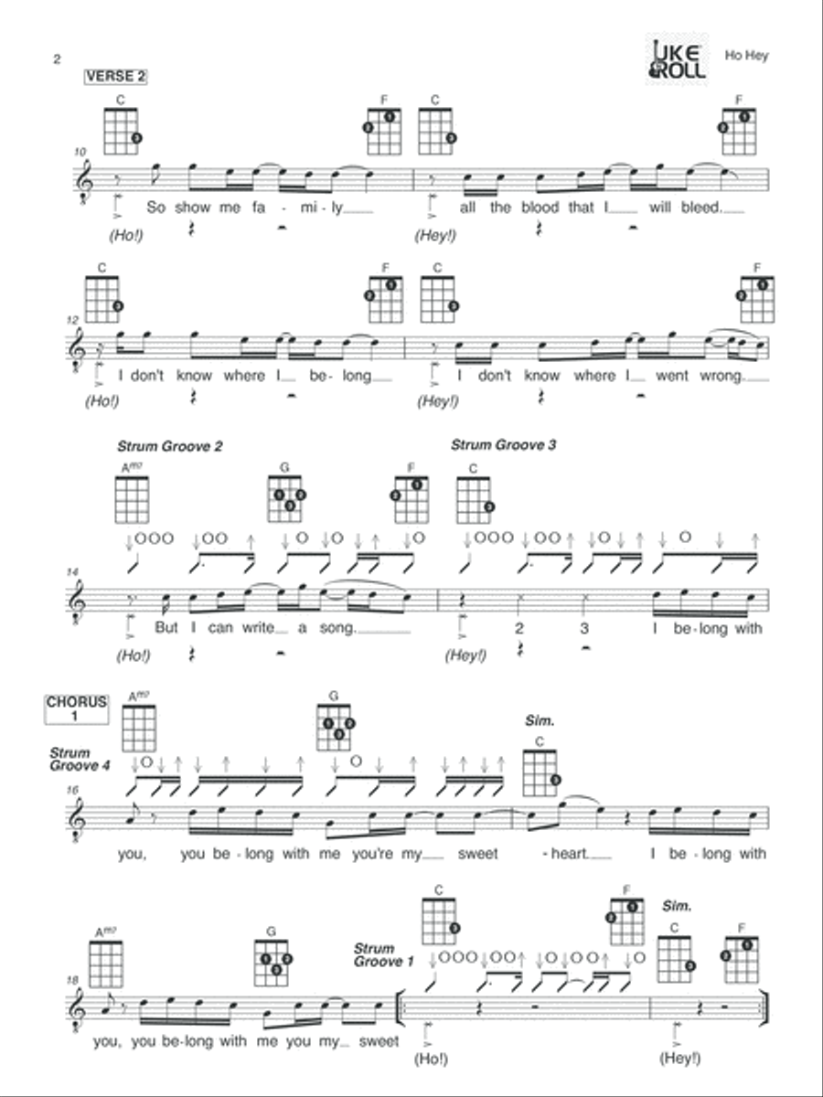 Ho Hey Ho Hey Voice scores gallery preview page 2