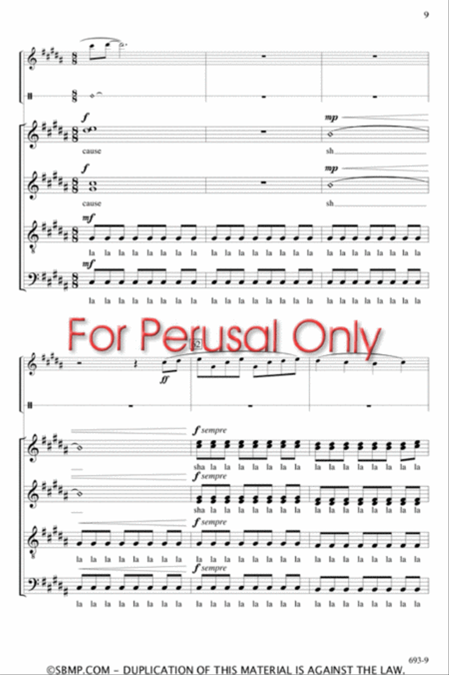 when god decided to invent - SATB Octavo 4-Part scores gallery preview page 9