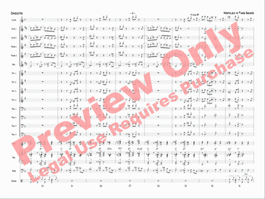 Nostalgia in Times Square Jazz Ensemble scores gallery preview page 7