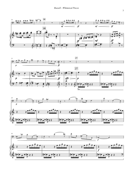 Whimsical Pieces for Trombone and Piano