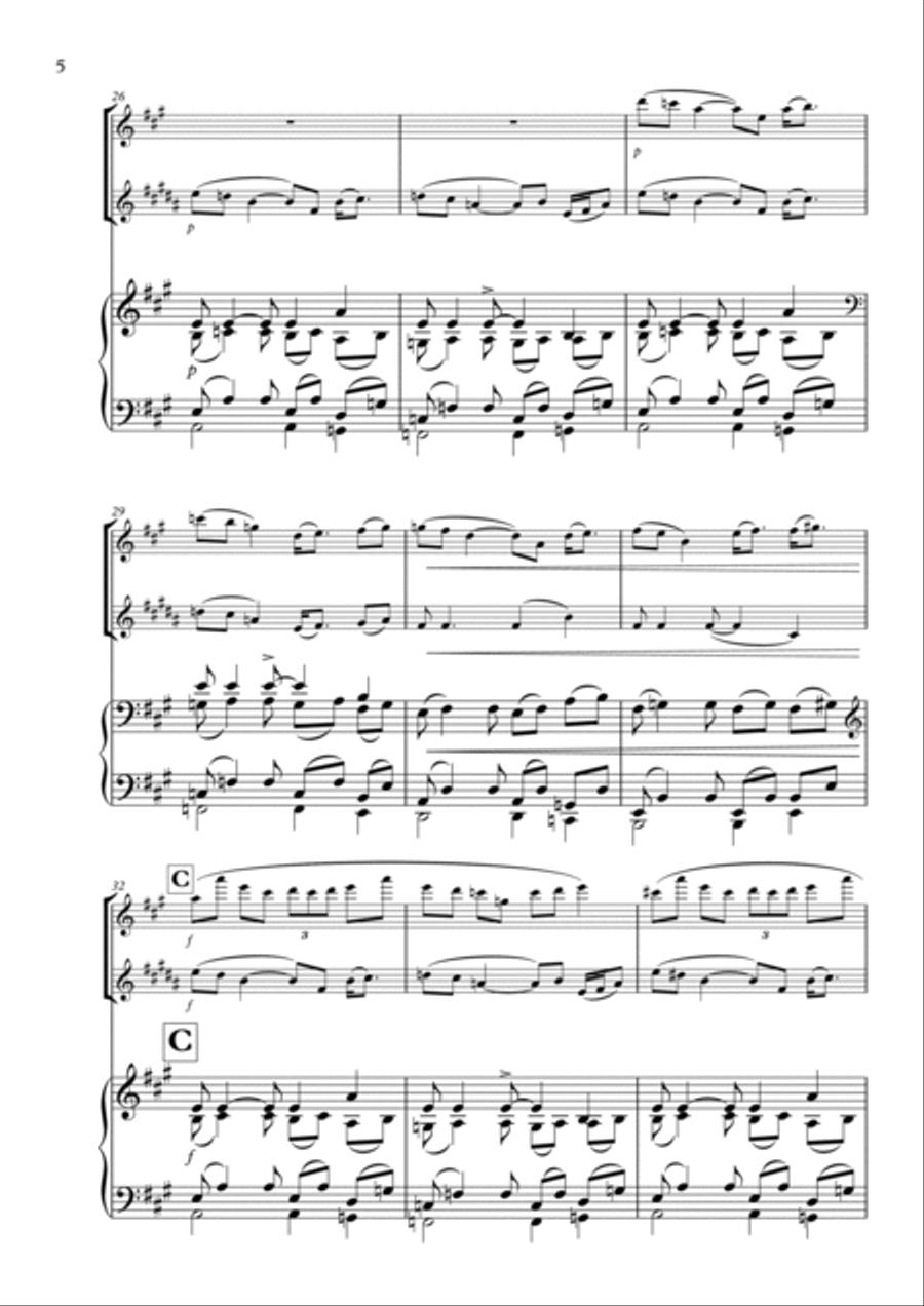 Optimistische Popsongs gegen die Coronadepression Woodwind Duet scores gallery preview page 6