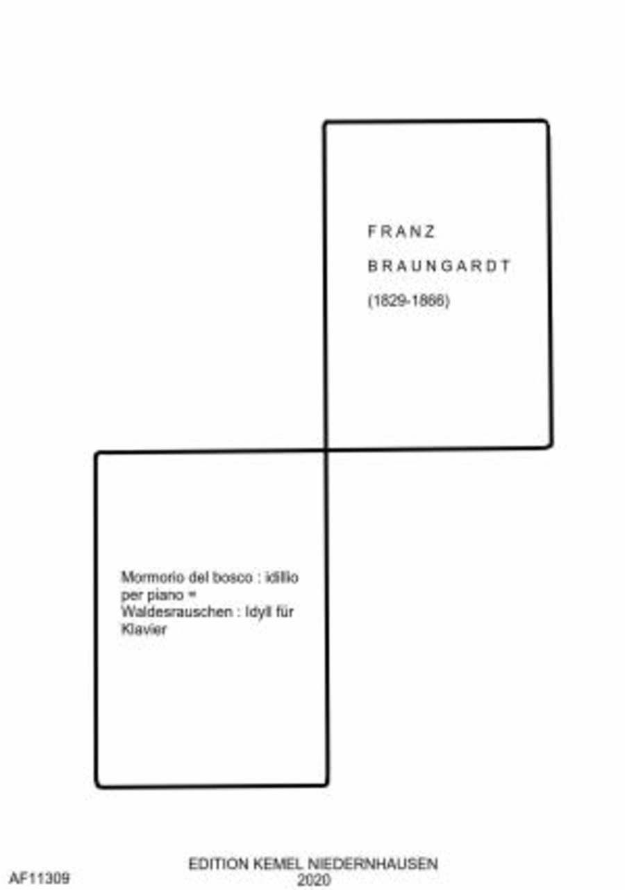 Mormorio del bosco Piano Solo scores gallery preview page 1