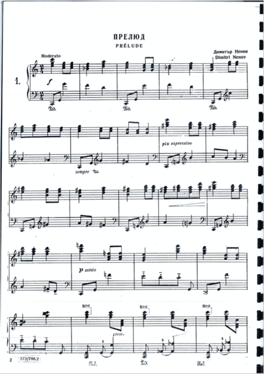 Miniatures - Prelude and Staccato Piano Solo scores gallery preview page 1