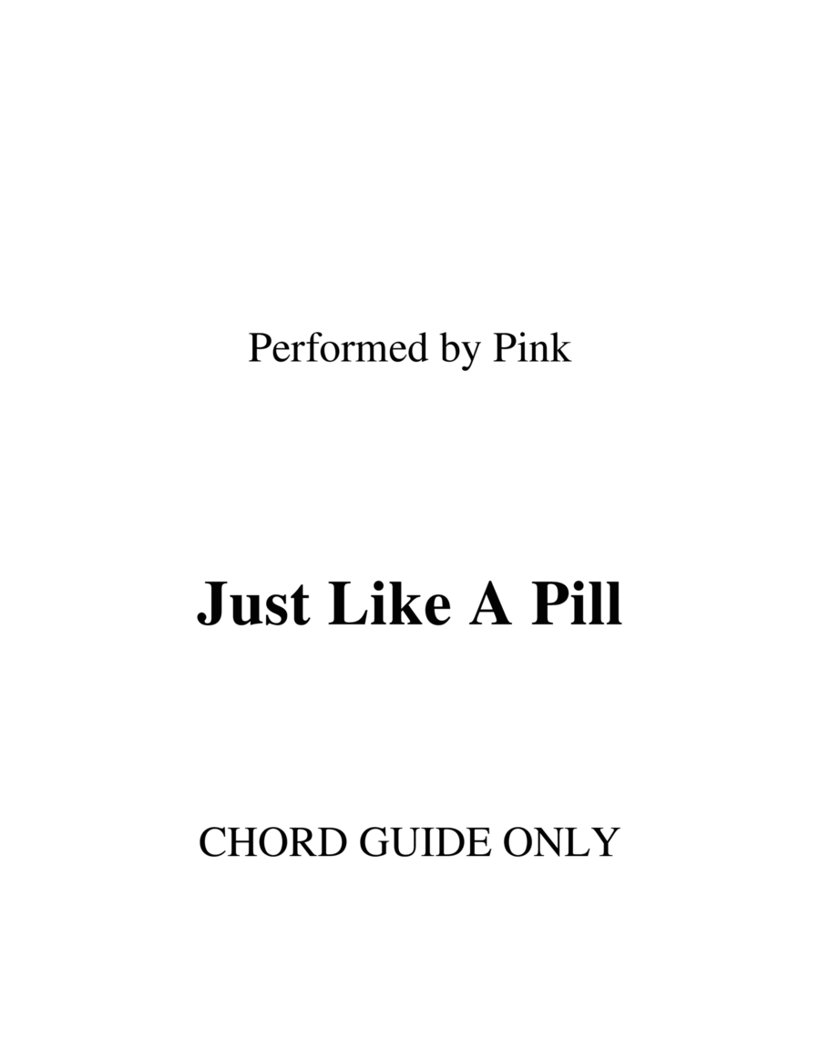 Just Like A Pill Piano scores gallery preview page 1