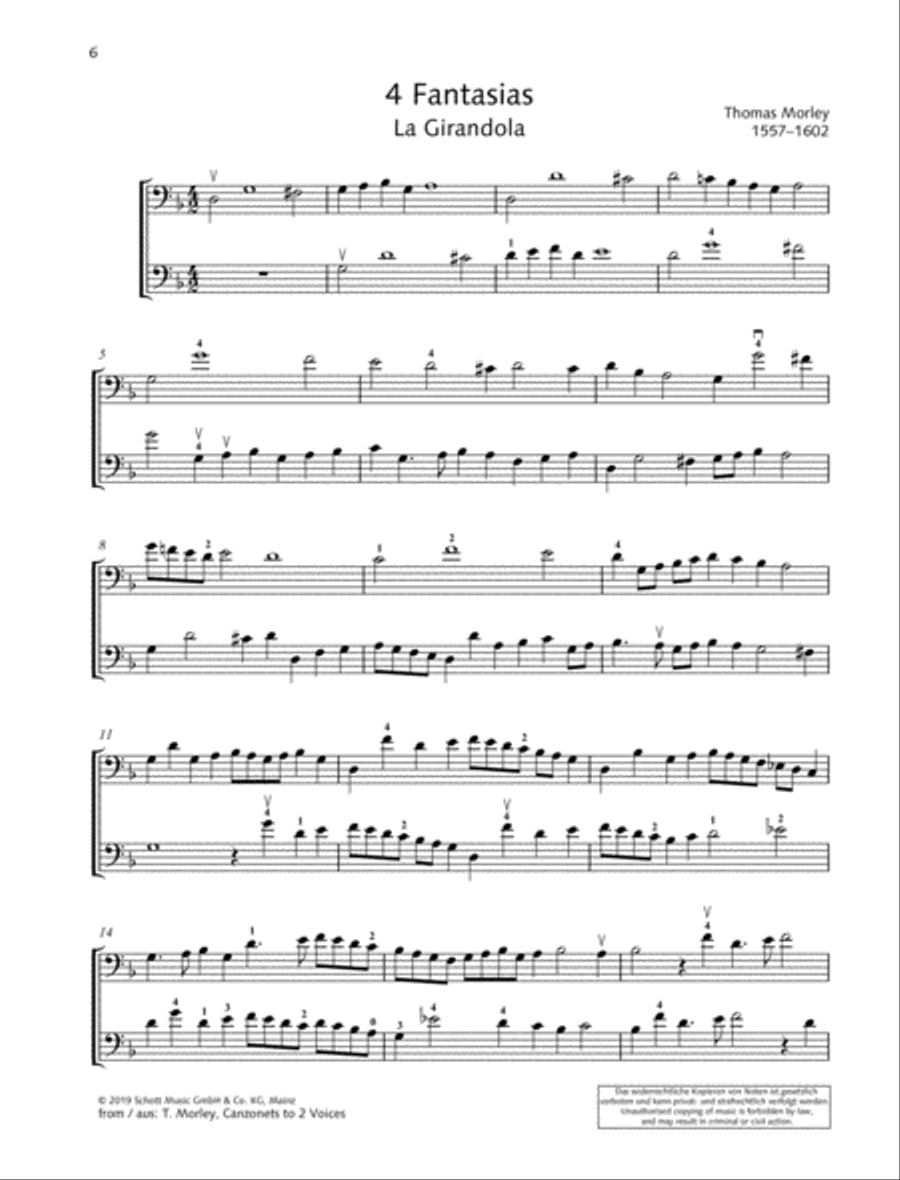 4 Fantasias Cello scores gallery preview page 2