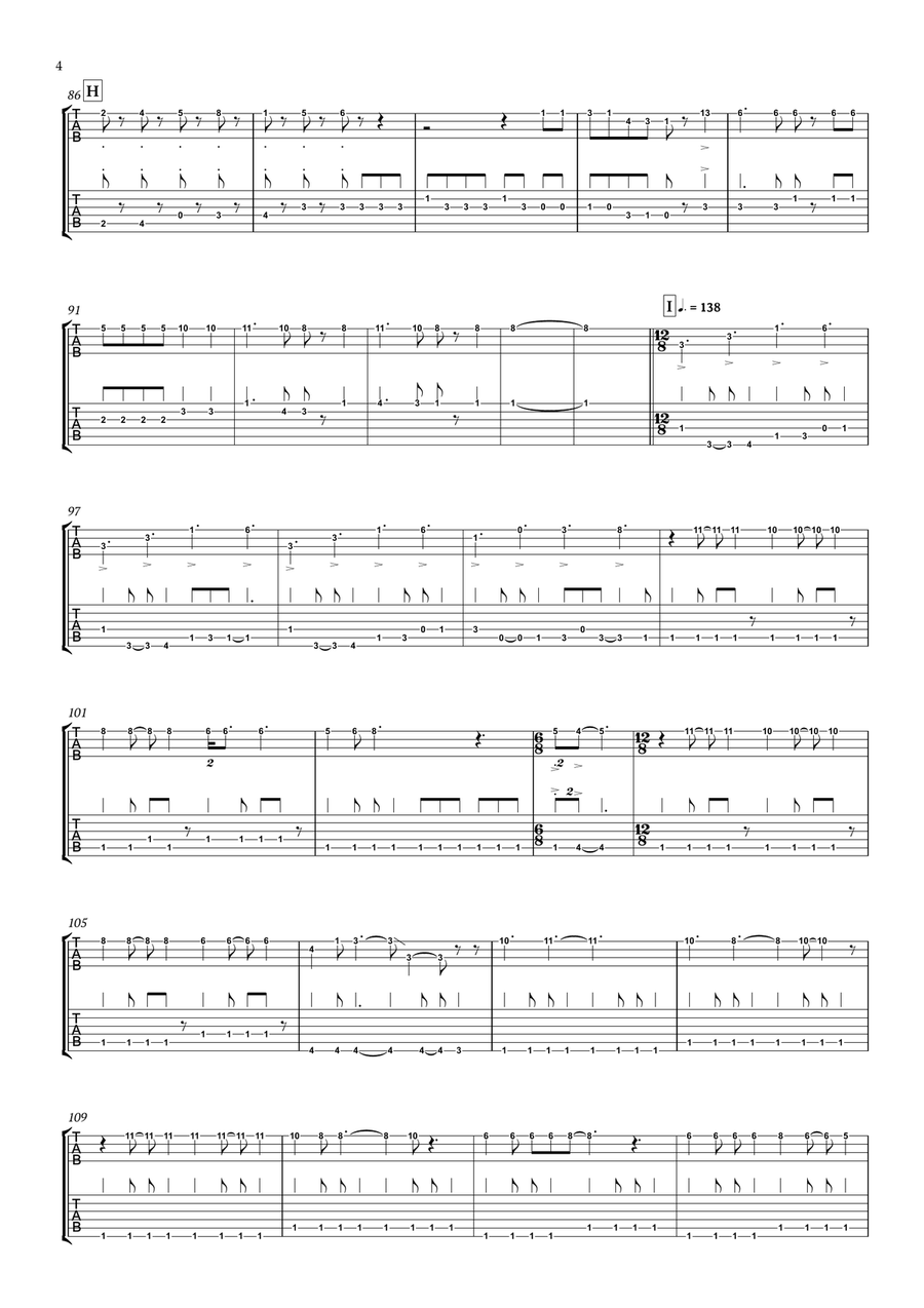 Bohemian Rhapsody Guitar scores gallery preview page 5