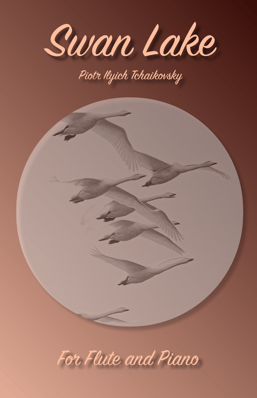 Swan Lake Theme, for Solo Flute and Piano Flute Solo scores gallery preview page 1