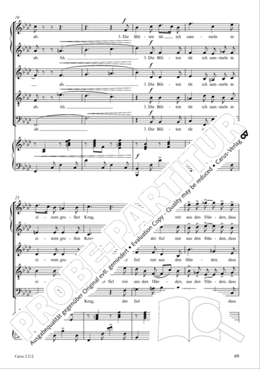 Love songs. Choral collection with CD 4-Part scores gallery preview page 61