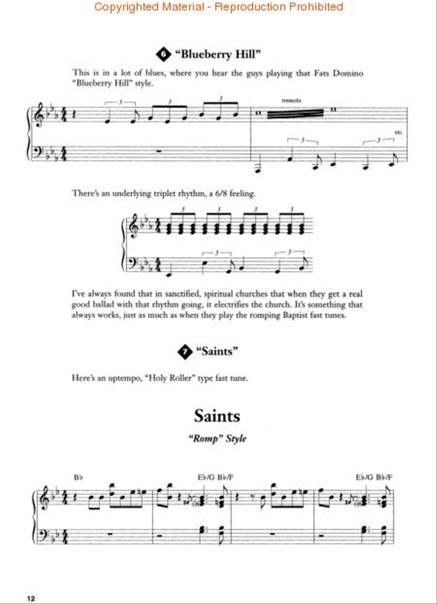 Dr. John Teaches New Orleans Piano – Volume 3 Piano Method scores gallery preview page 4