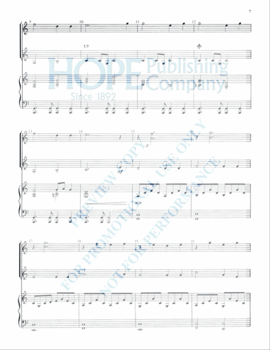 Five Duets for Christmas Percussion scores gallery preview page 9